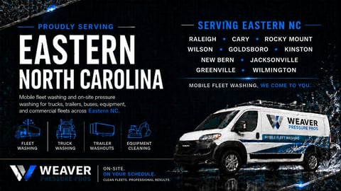 Weaver Pressure Pros Professional Fleet Cleaning Services Eastern North Carolina