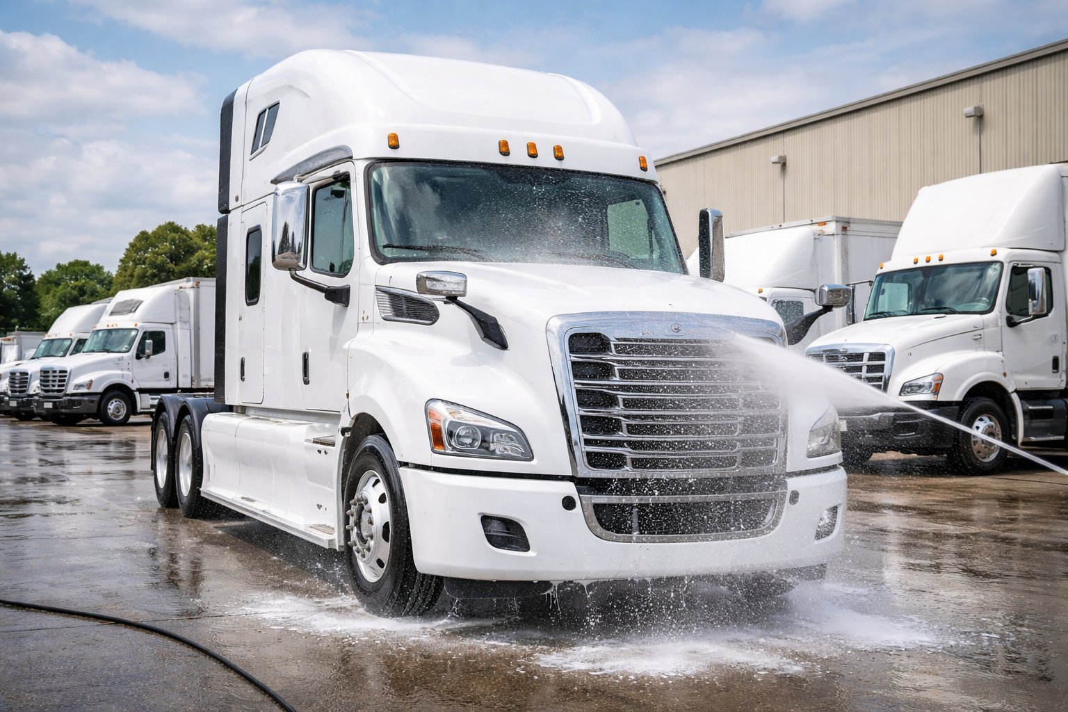 Fleet washing service